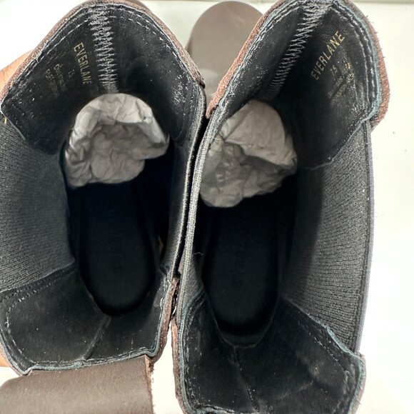 Everlane The Puffa Boot in Dark Brown sz 7.5 Chelsea Ankle 3.25" Chunky Platform - Picture 9 of 10